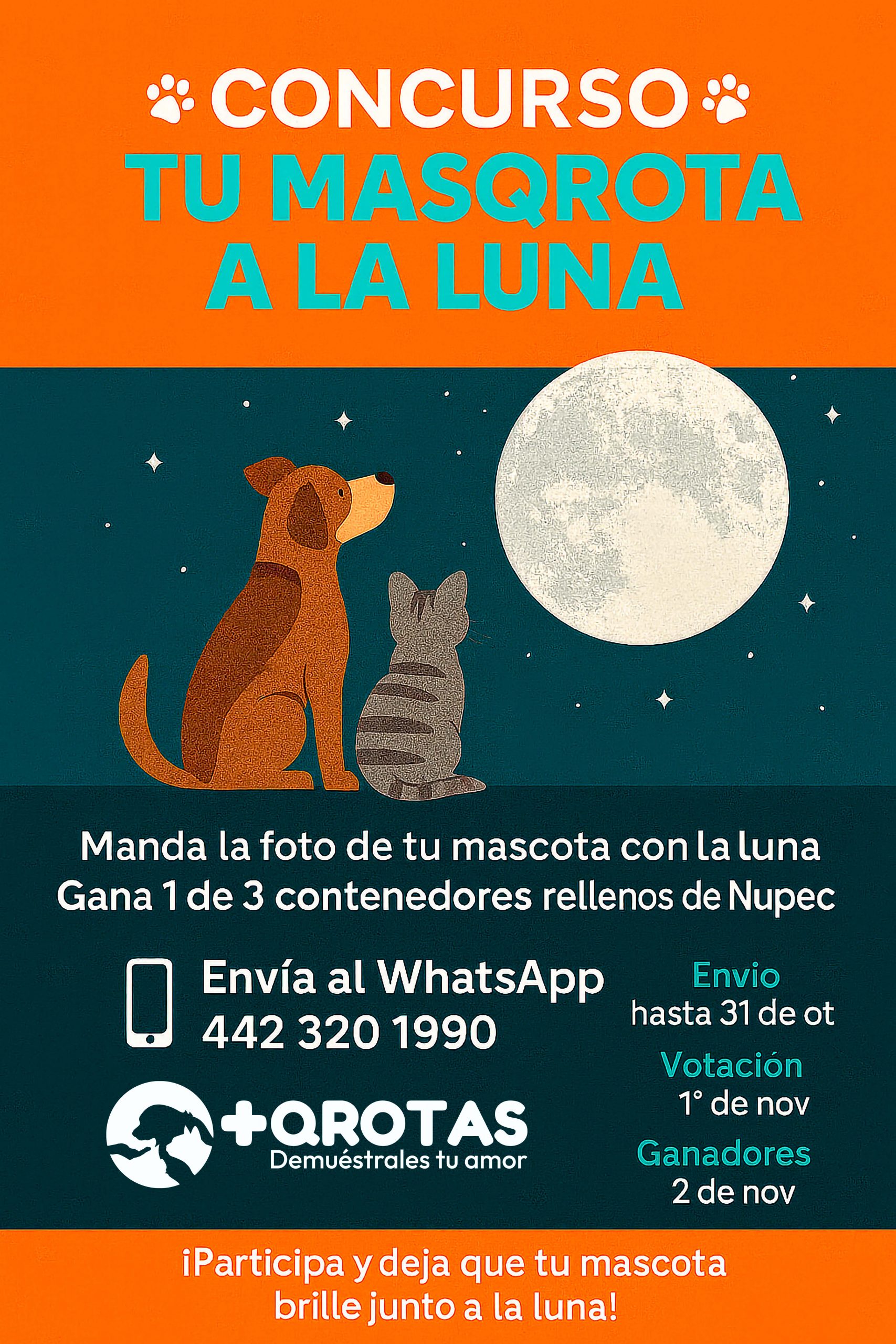 La Luna en Querétaro y MasQrota a la Luna